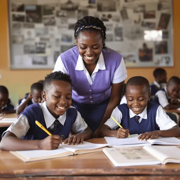 Qualified tutor giving a home lesson to a student in Eket, Akwa Ibom